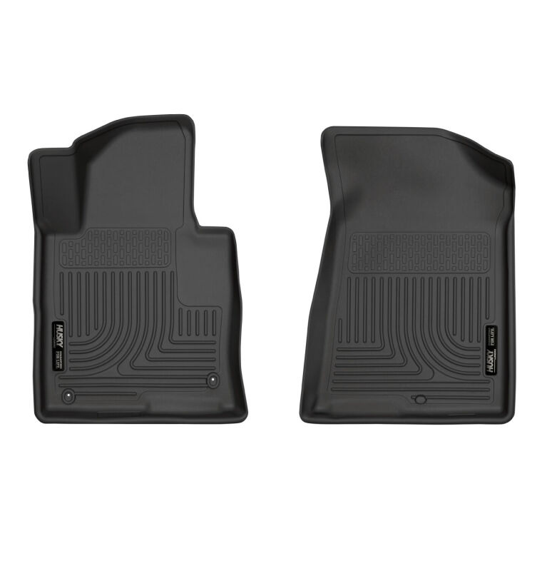 Kia Optima Floor Mats - Front - Husky Liners - X-act Contour Series - Black - `16-`20